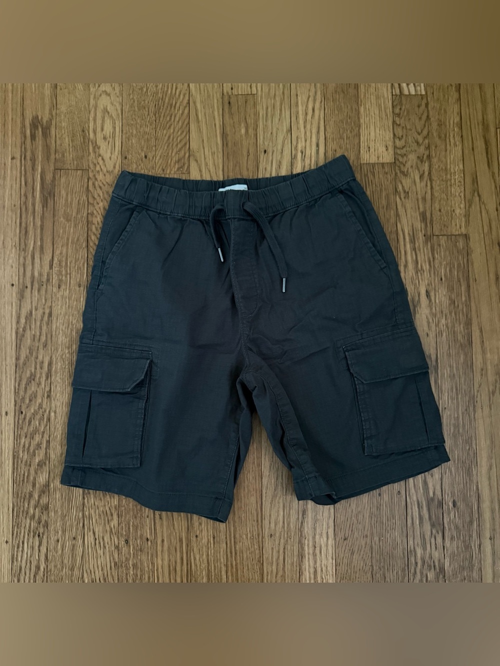 Sonoma Men’s Black Cargo Drawstring Shorts size 30